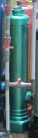 Tabung filter air pvc 8 inch 100 cm tampak samping